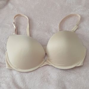 MAIDENFORM BEIGE PUSHUP BRA SIZE 38DD NWT
